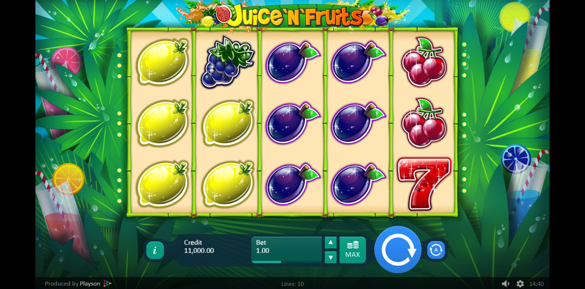 Fruit Sensation Описание Игрового Автомата